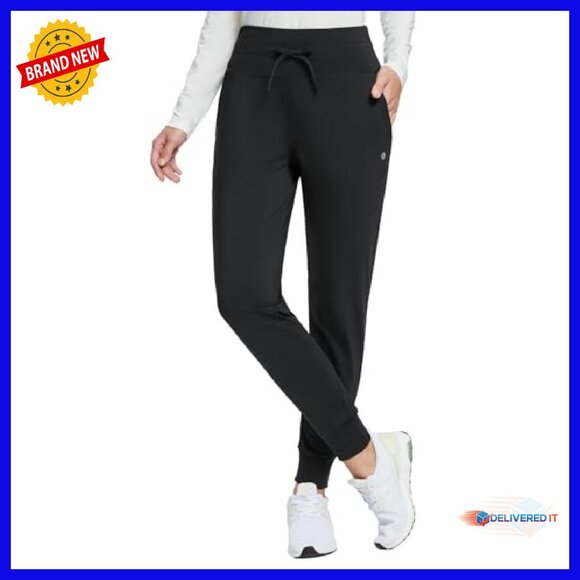 Fleece Lined Water-Resistant Joggers Thermal Winter Pants Women's - Picture 2 of 8